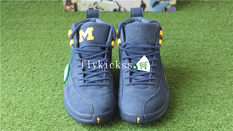 Authentic Air Jordan 12 Retro Michigan